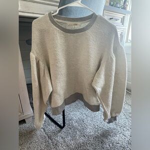 Puffy Sleeve Sweatshirt
